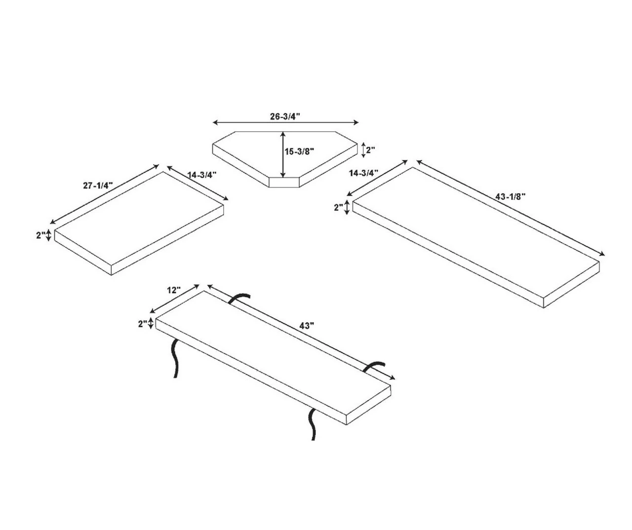 Brown PVC Cushion Set For Breakfast Nook - Image 11