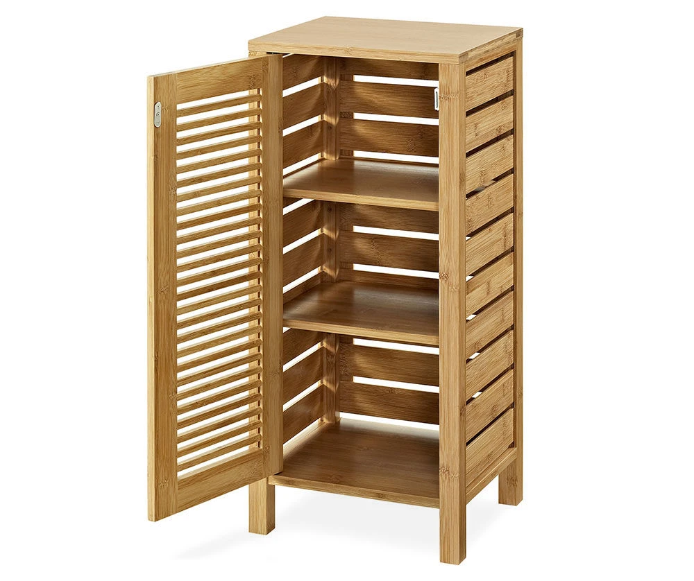 Pierce Bamboo Single Door Floor Cabinet - Image 6