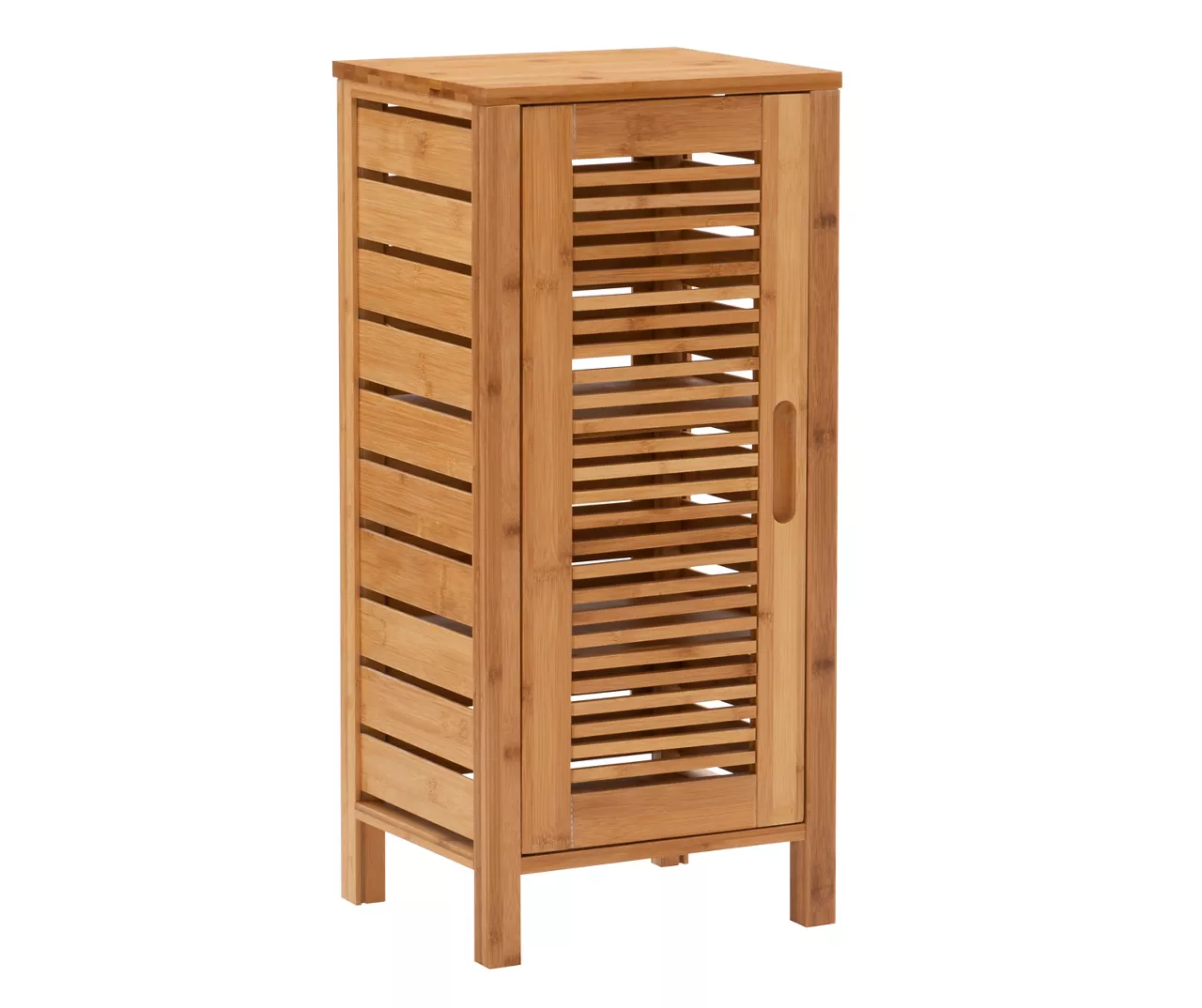 Pierce Bamboo Single Door Floor Cabinet - Image 5