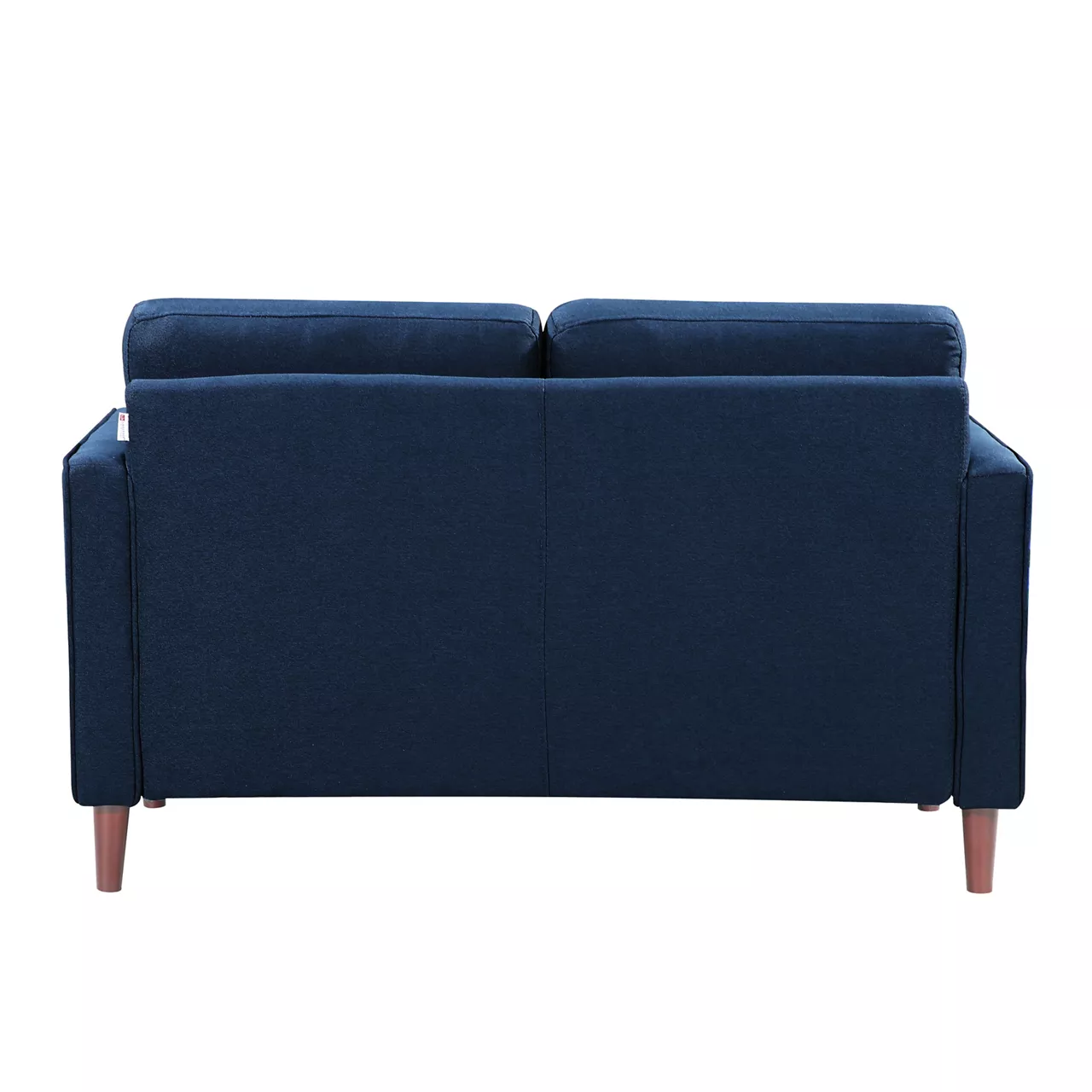 Lillith Navy Blue Mid-Century Loveseat - Image 3