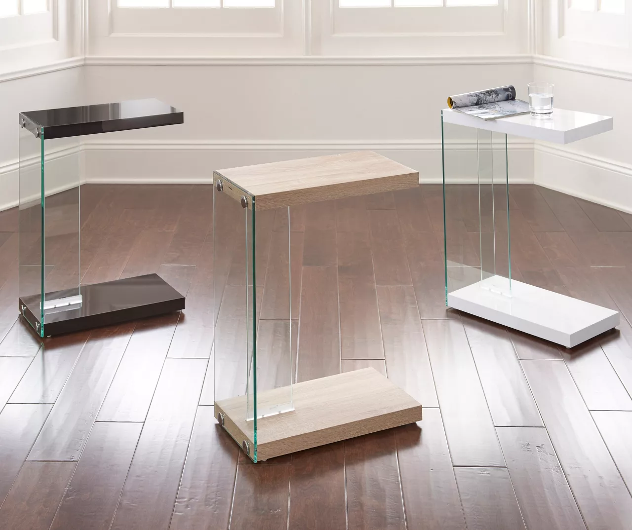 Elaina White C End Table - Image 3