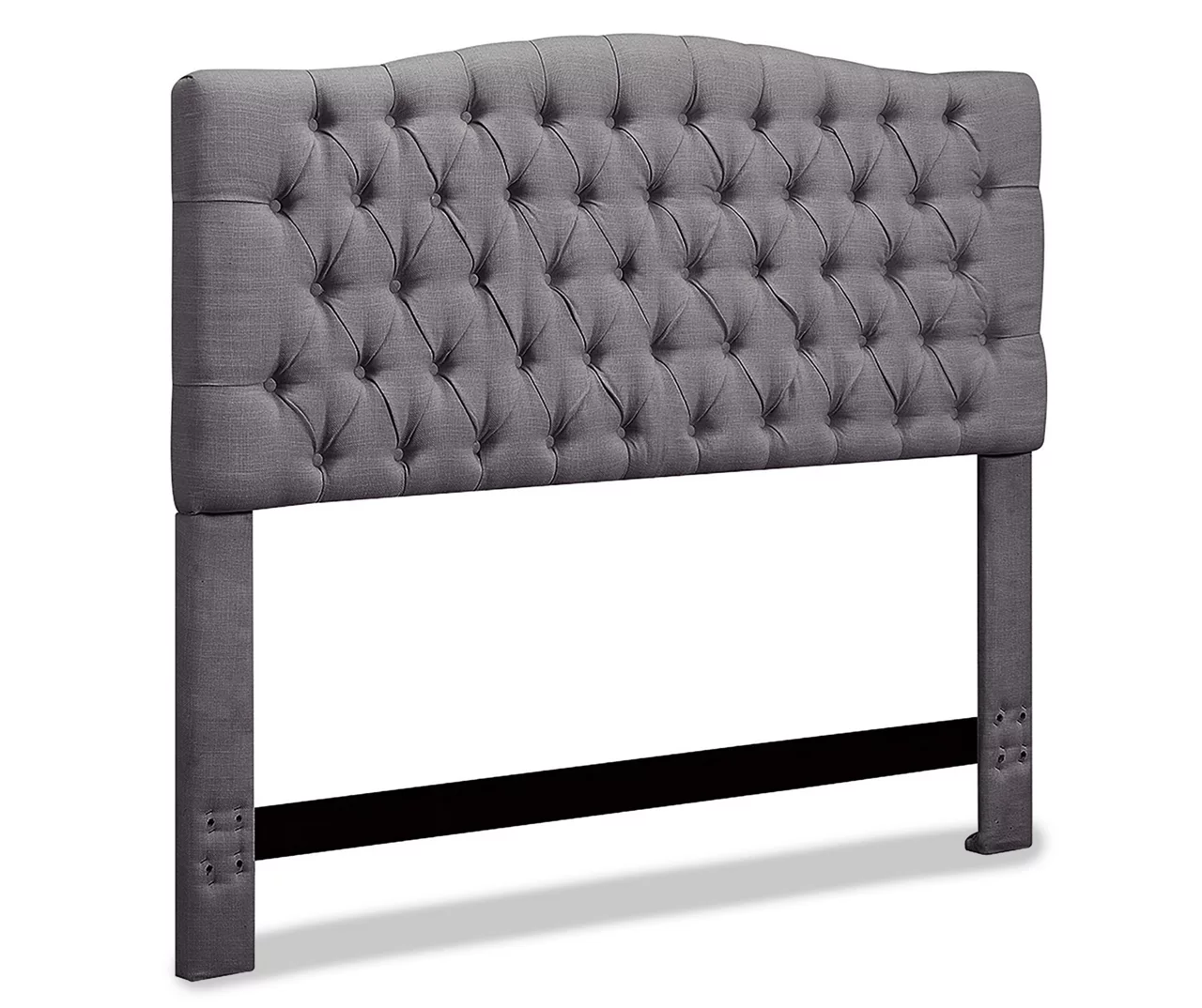 Gray Celeste Upholstered Queen Headboard - Image 2