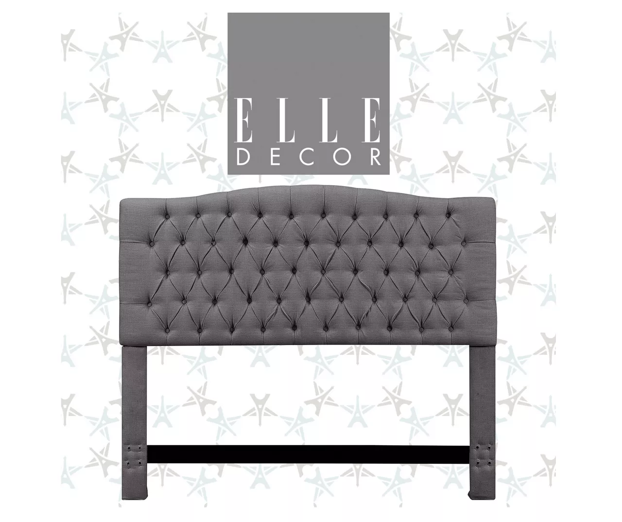 Gray Celeste Upholstered Queen Headboard - Image 6