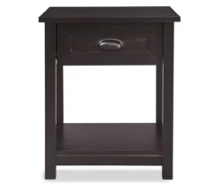 Baily Black Nightstand