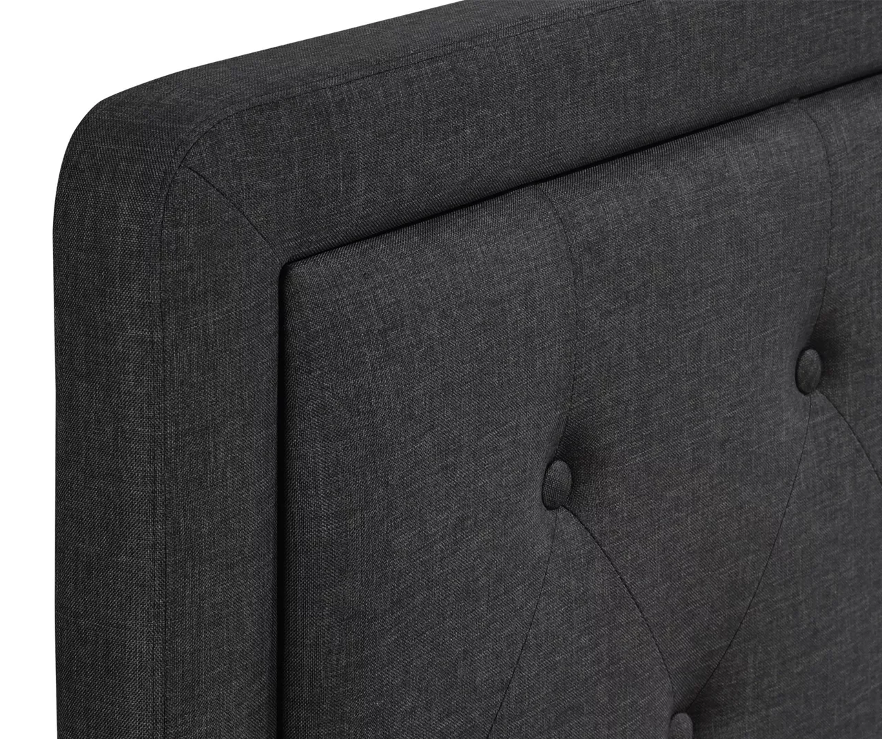 Charcoal Gray Amery Upholstered King Headboard - Image 10