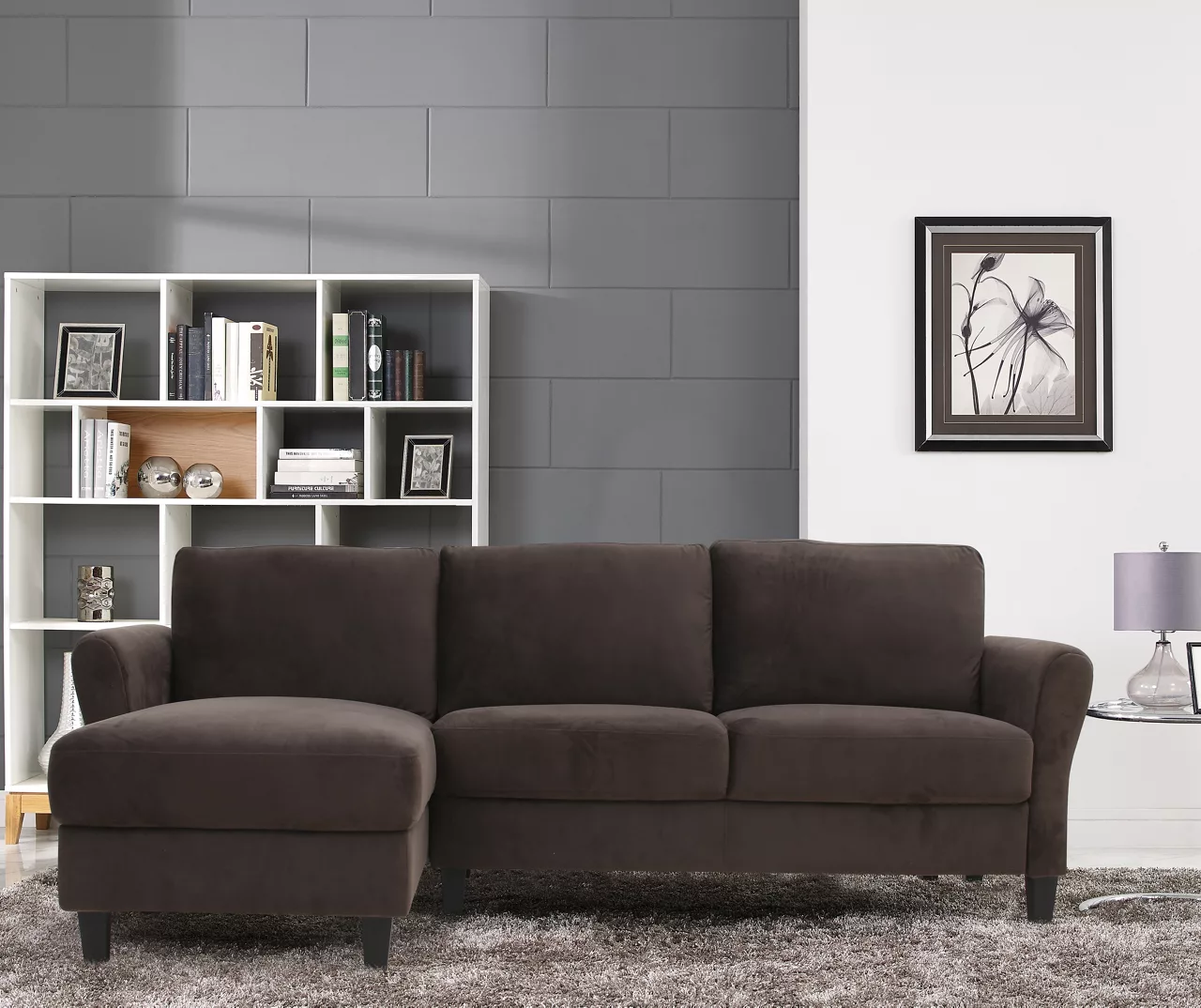Waverley Coffee Brown Sectional - Image 8