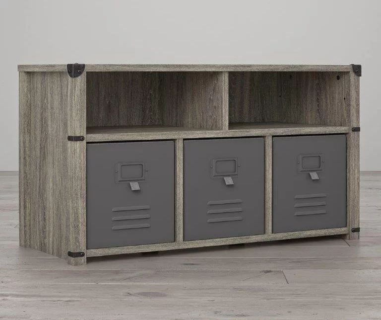 Nova Gray Oak Bedroom Storage Bench - Image 4