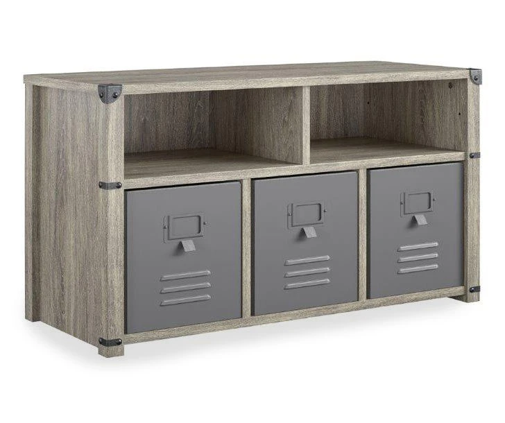 Nova Gray Oak Bedroom Storage Bench - Image 2