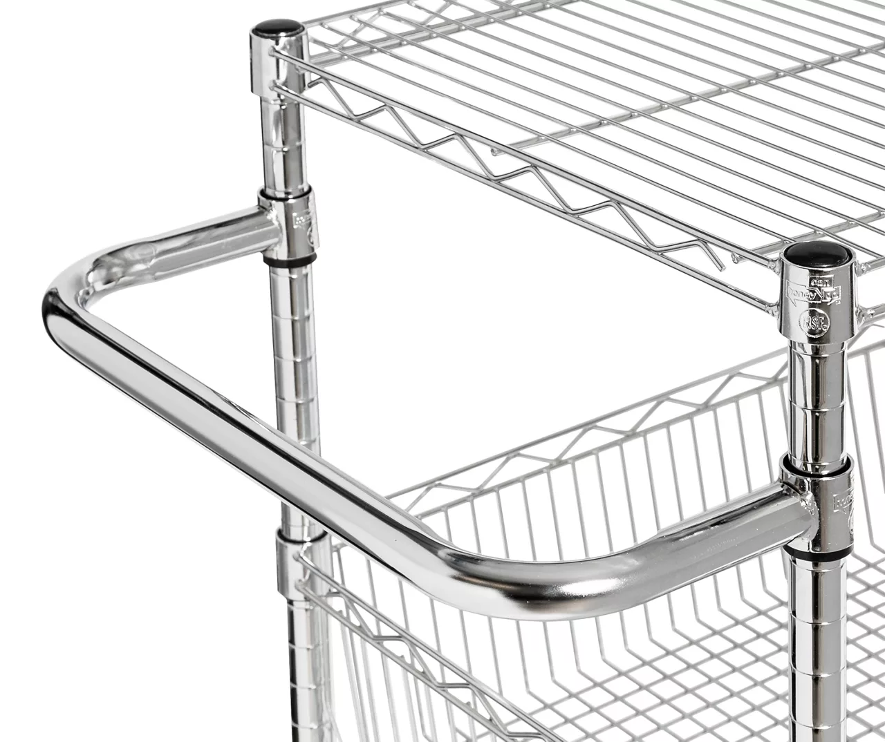 Chrome 3-Shelf Storage Cart - Image 4