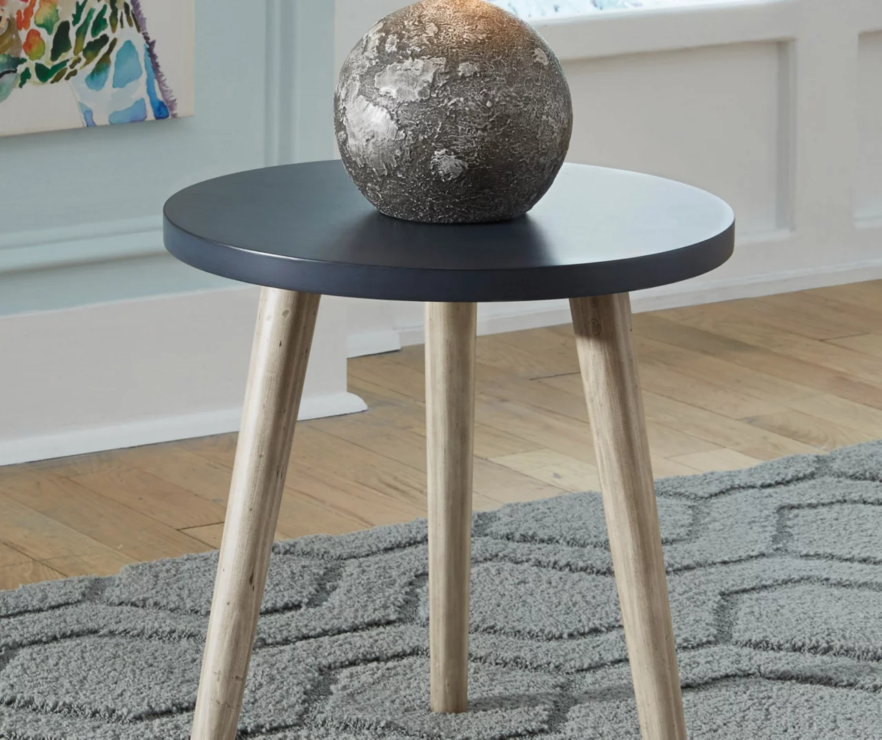 Fullersen Dark Blue Accent Table - Image 2