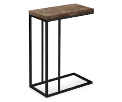 Monarch Reclaimed Wood Look C Side Table