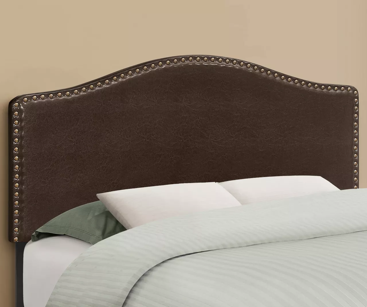 Monarch Faux Leather Button Tufted Headboard - Image 9