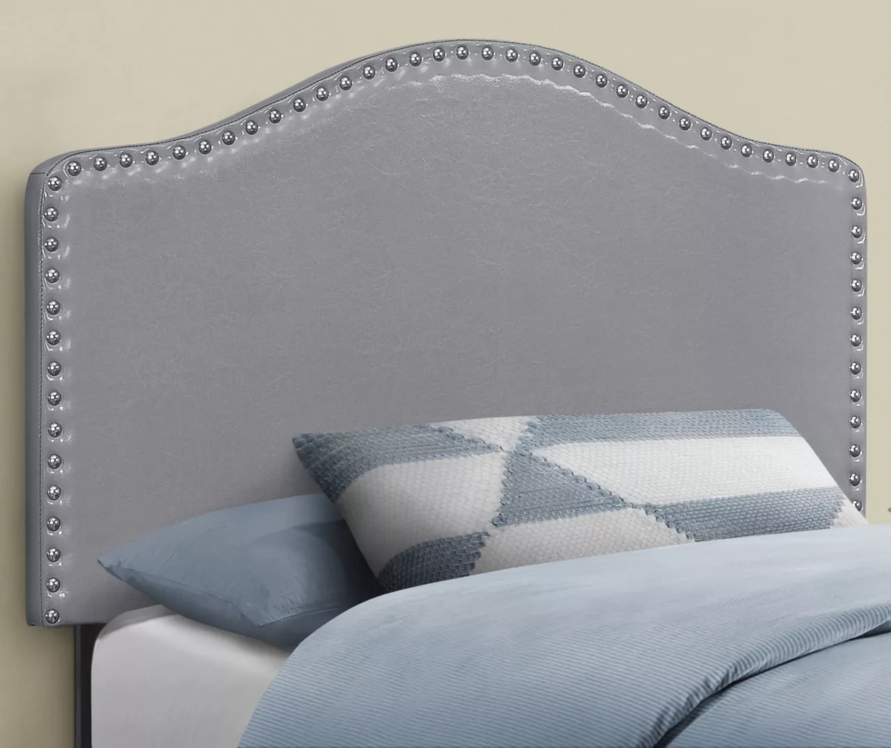 Monarch Faux Leather Button Tufted Headboard - Image 4