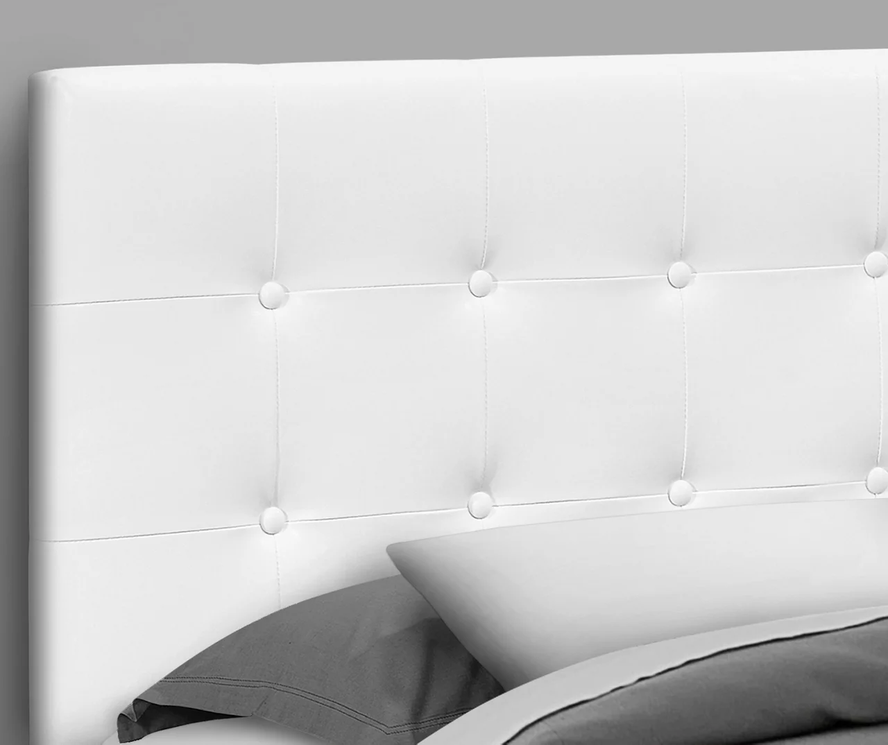 Monarch Faux Leather Button Tufted Headboard - Image 17