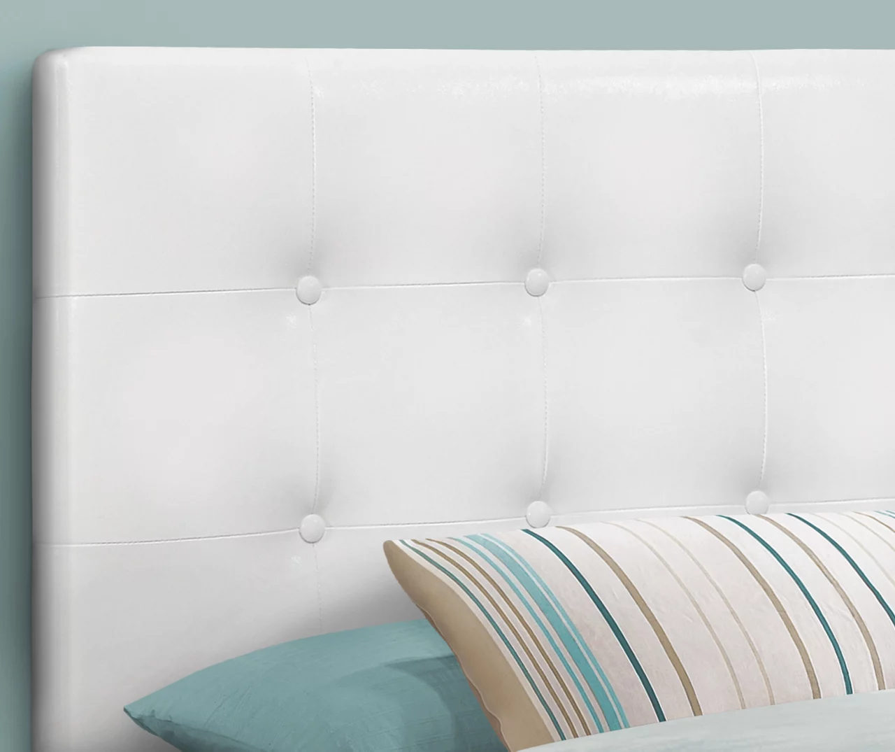 Monarch Faux Leather Button Tufted Headboard - Image 11