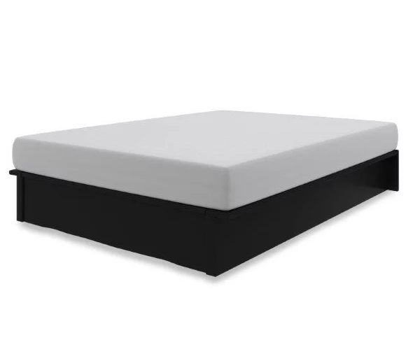 DHP Micah Black Faux Leather King Platform Bed - Image 4