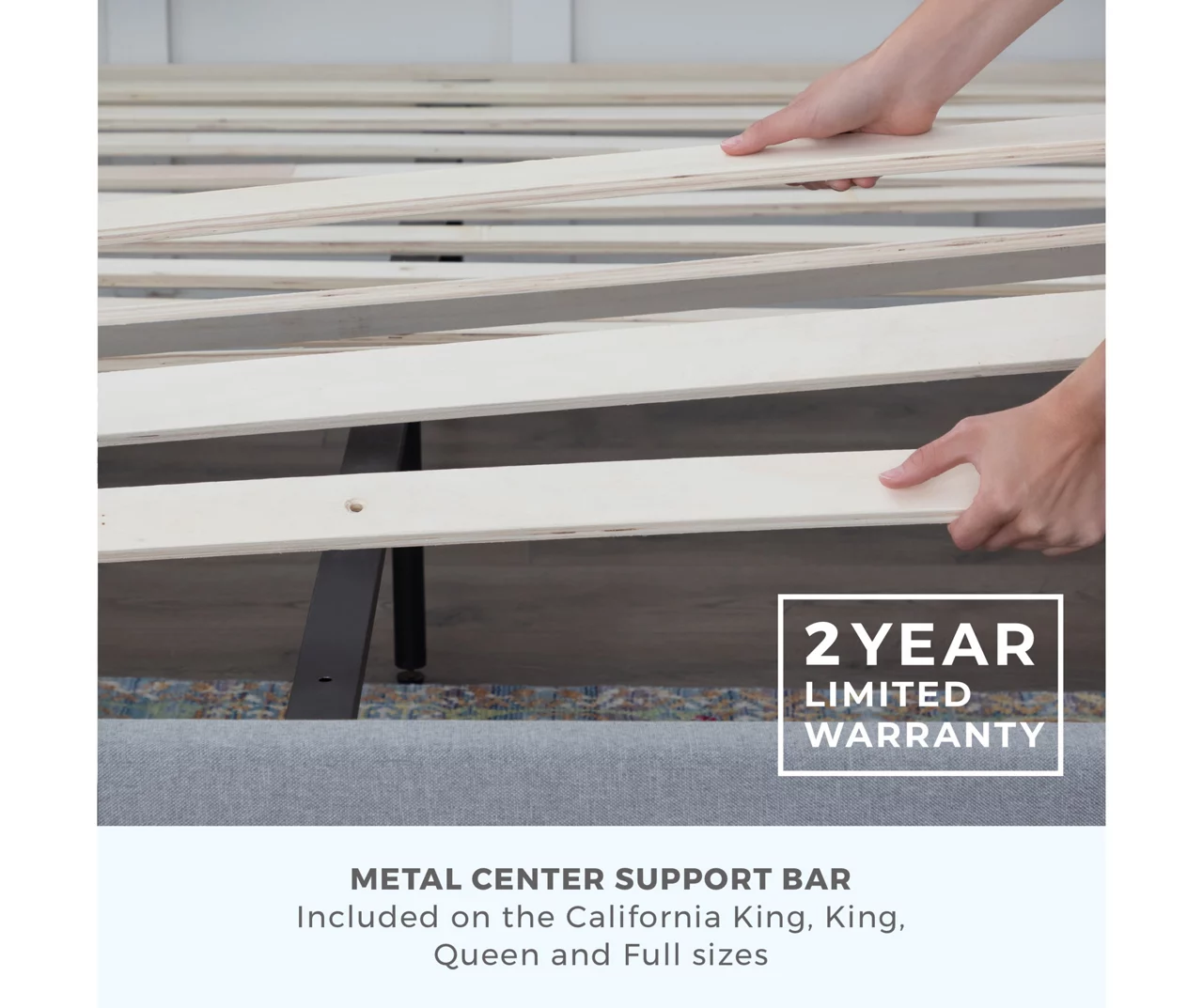 Isabelle Charcoal Upholstered Twin Wingback Bed - Image 7