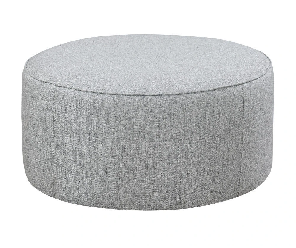 Waltham Wickham Gray Ottoman