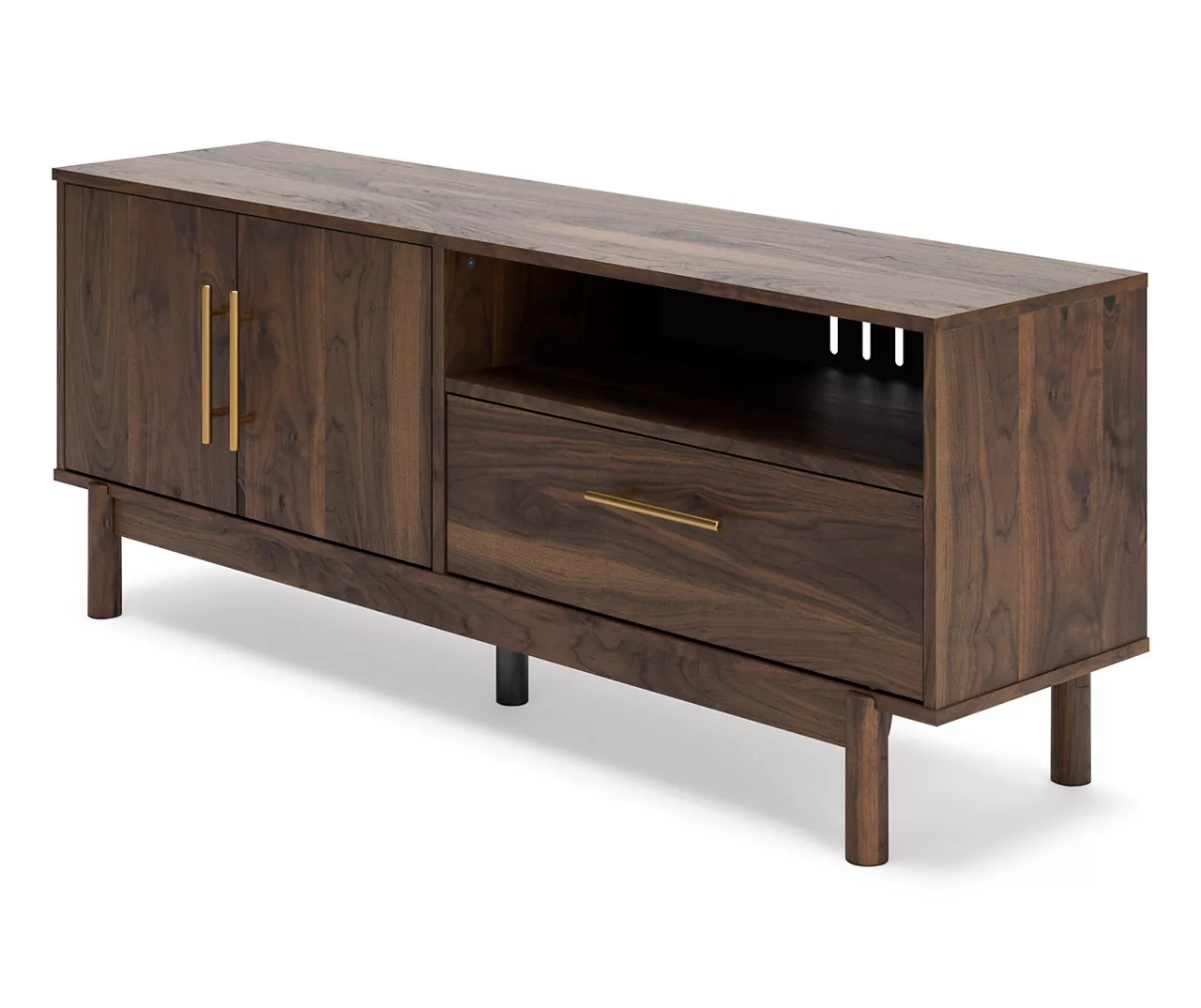 59" Calverson Mocha TV Stand - Image 4