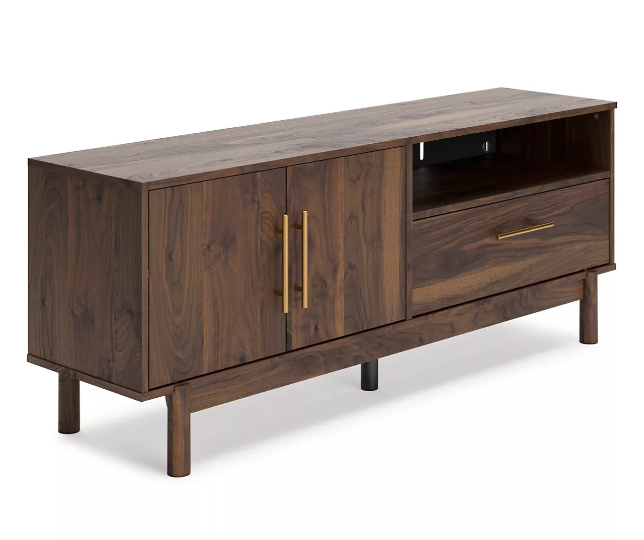 59" Calverson Mocha TV Stand - Image 2