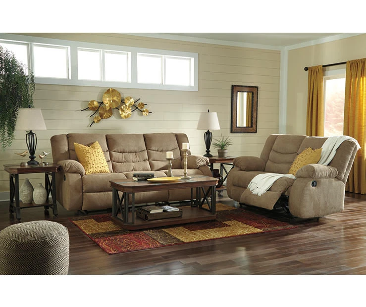 Tulen Mocha Reclining Sofa - Image 4