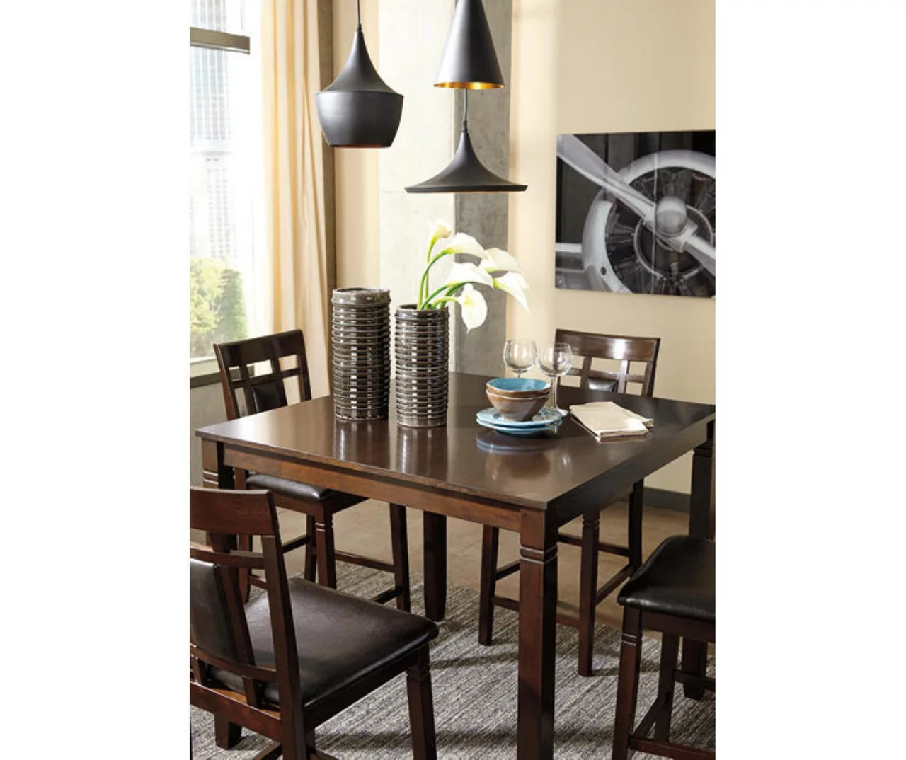 Bennox 5-Piece Counter-Height Dining Set - Image 4