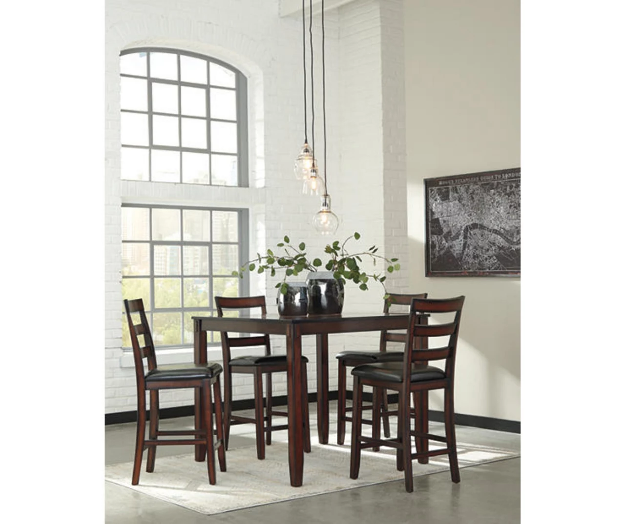 Coviar 5-Piece Counter-Height Dining Set - Image 5