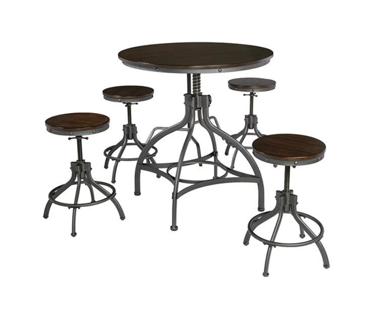 Odium 5-Oiece Counter-Height Dining Set - Image 2