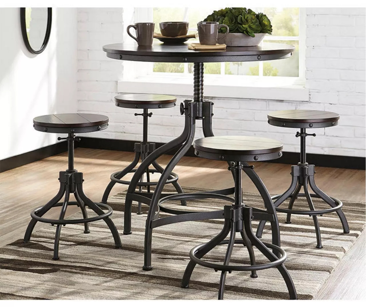 Odium 5-Oiece Counter-Height Dining Set - Image 4