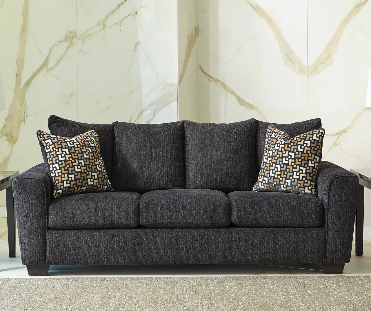 Wixon Black Sofa - Image 2