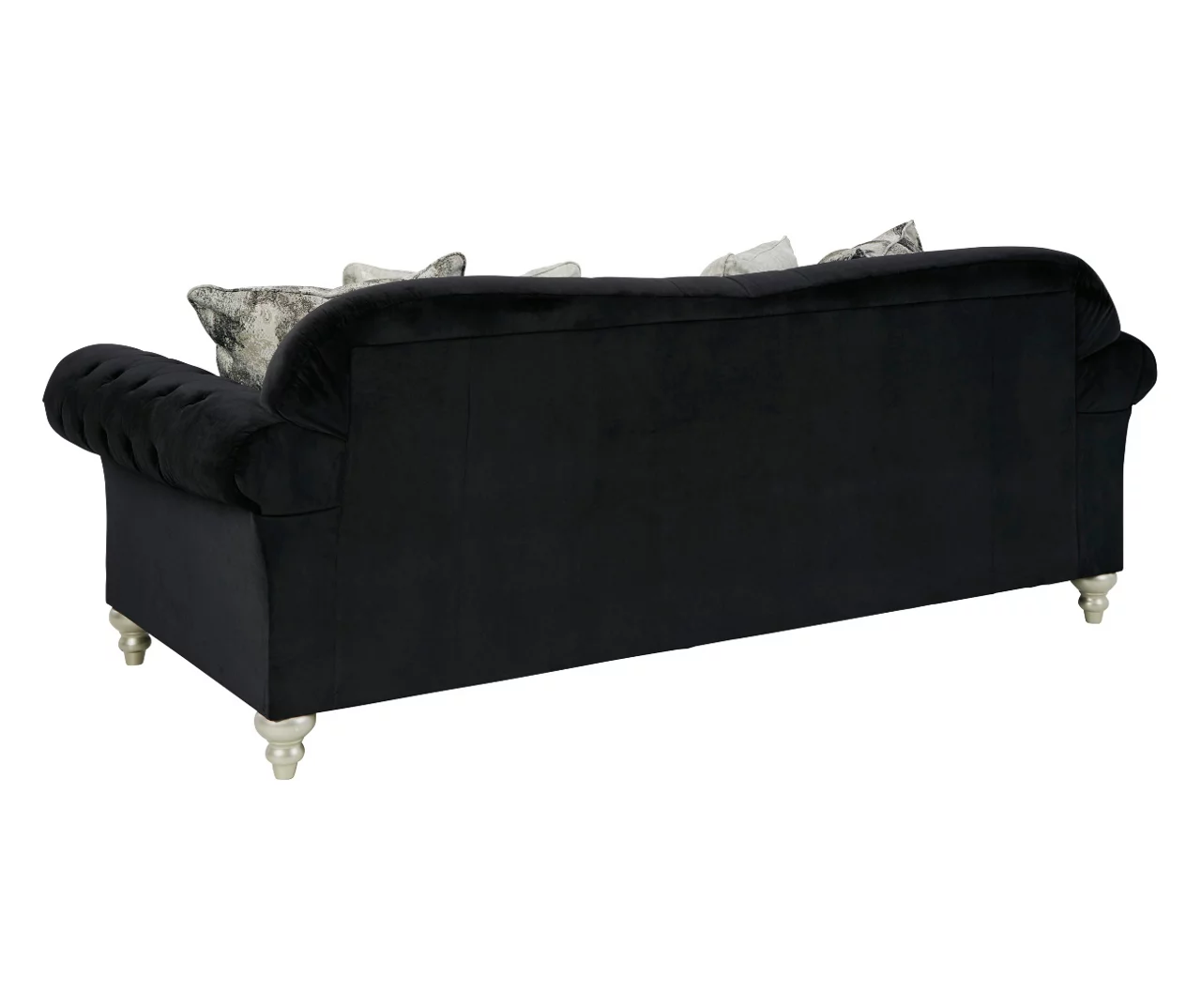 Harriotte Black Sofa - Image 4