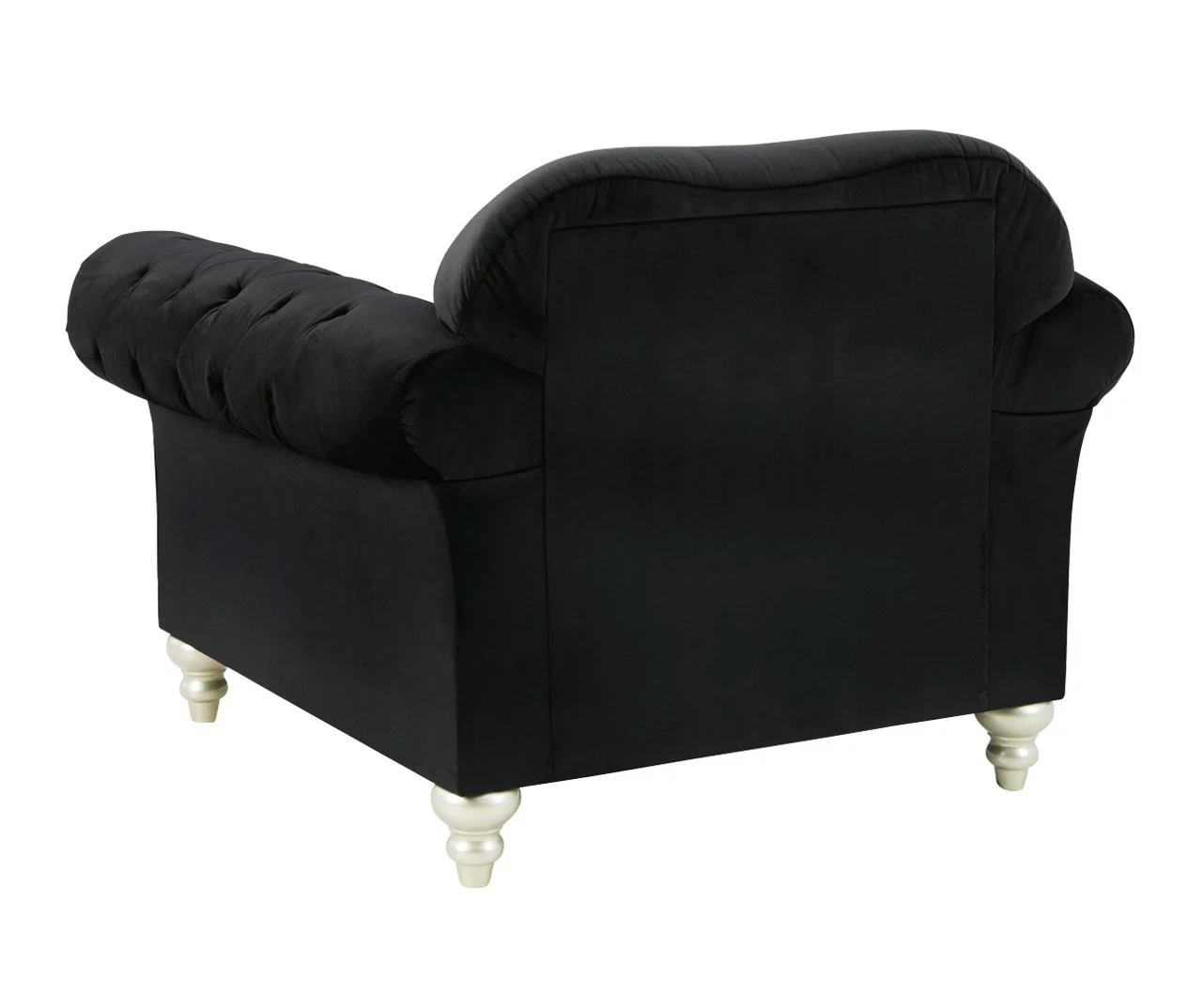 Harriotte Black Armchair - Image 3