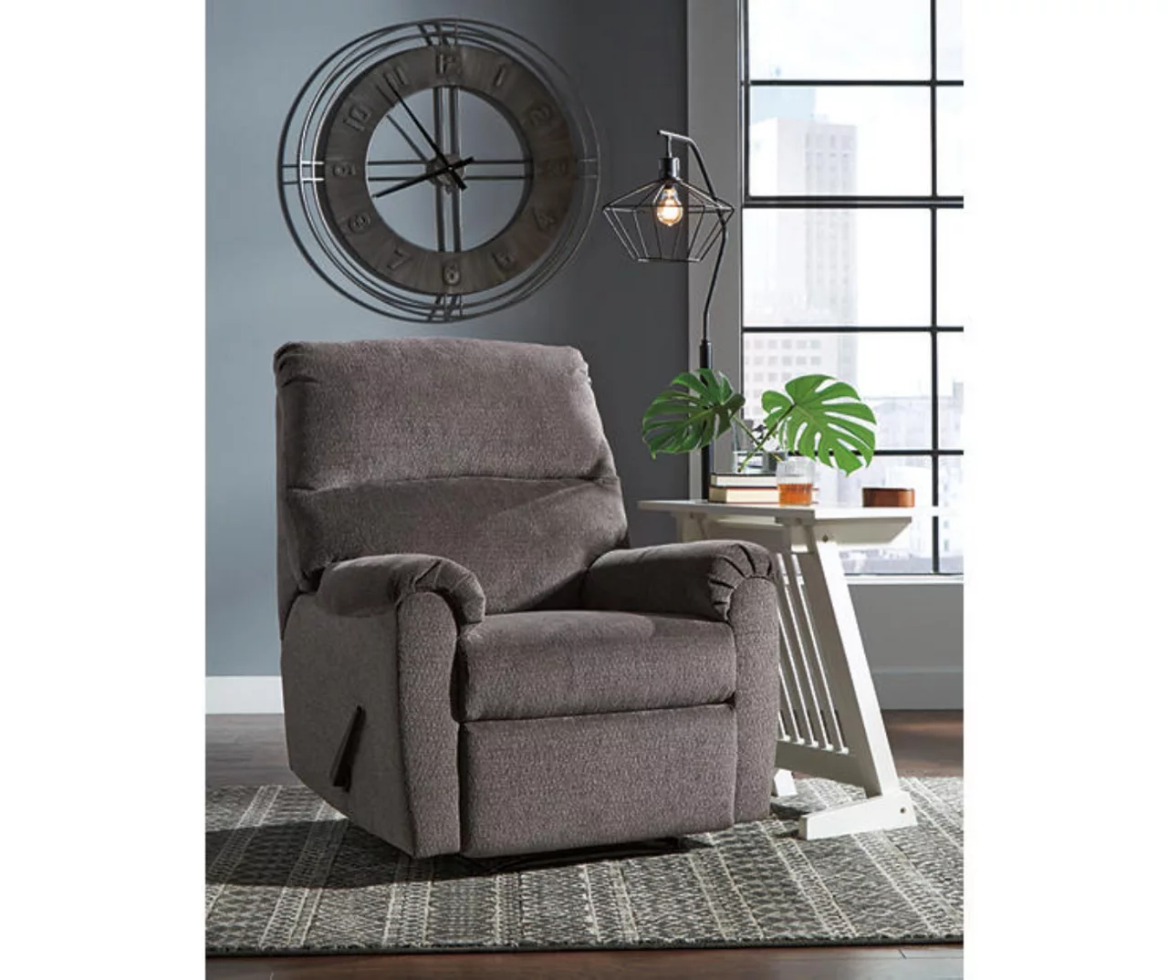 Nerviano Gray Zero Wall Recliner - Image 2