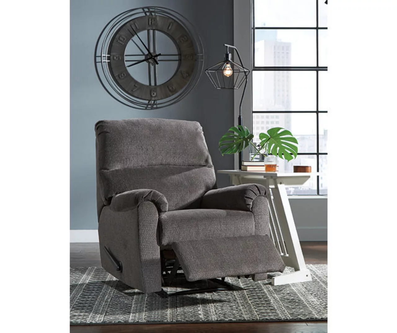 Nerviano Gray Zero Wall Recliner - Image 3