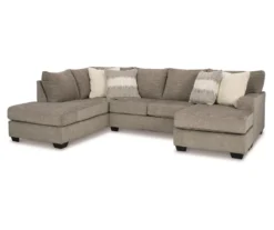 Signature Design By Ashley Creswell Gray Sectional With Left-Facing Chaise