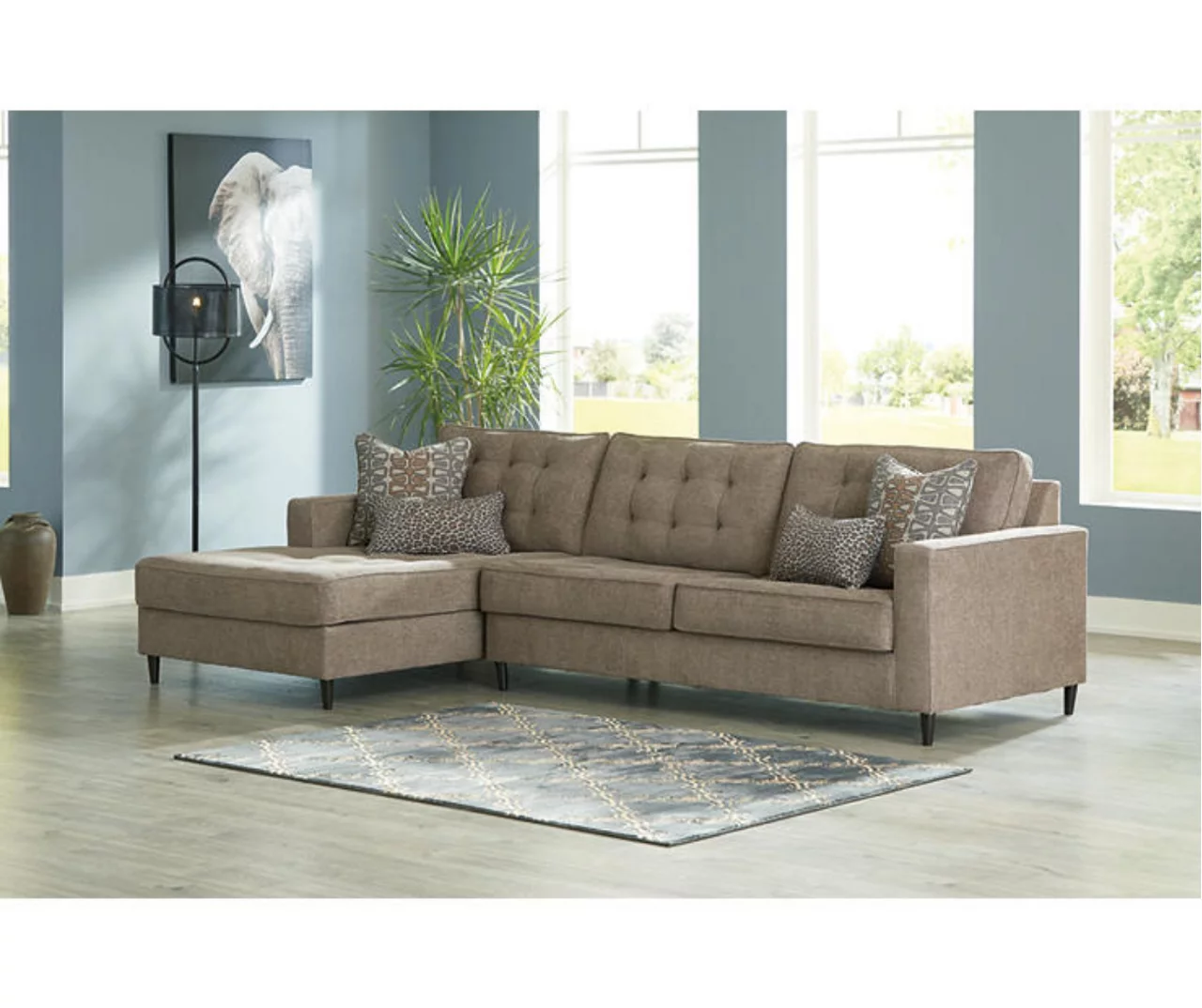 Signature Design By Ashley Flintshire Sectional With Left-Arm-Facing Chaise - Image 2